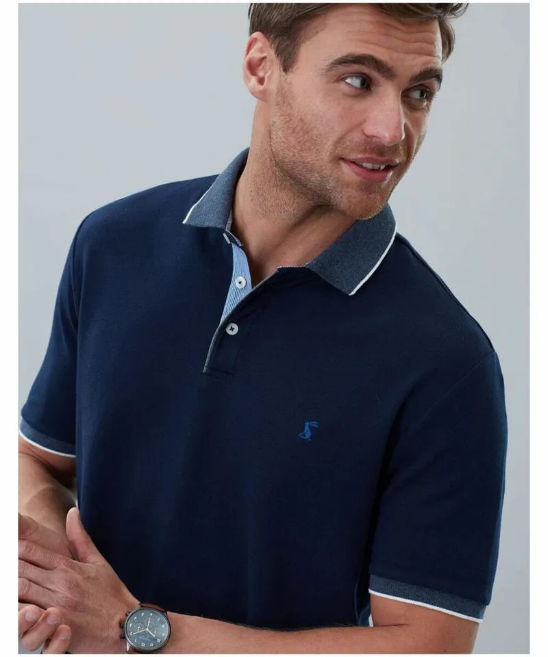 Joules Hanfield French Navy Polo Shirt-1